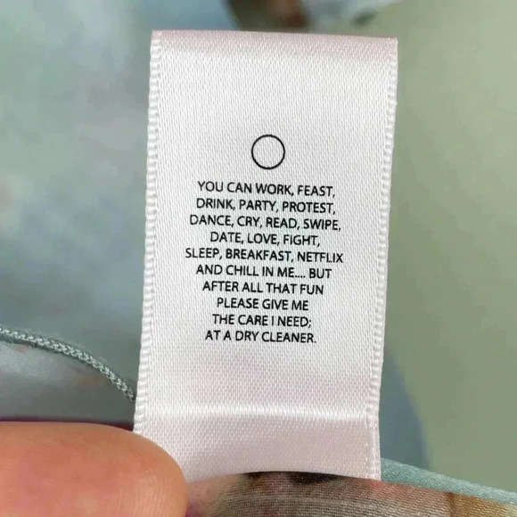 SELKIE The Cupid's Serenade Parliament Dress Women's Medium NWT Puff Sleeve Blue - Picture 15 of 16